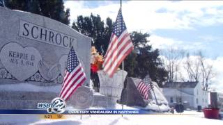 Veterans' graves vandalized at Nappanee cemetery