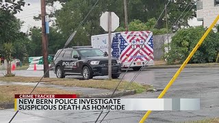 Suspicious New Bern death investigated as homicide; victim's name released