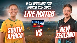 🔴LIVE: New Zealand W U19 vs South Africa W U19 | NZ vs SA | Live U-19 Women's T20 World Cup 2025