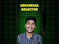 Universal Selector | CSS Tutorial for Beginners #html #webdevelopment #css #coding #js #learnwebdev