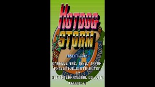 Hotdog Storm (Arcade, 1996) FULL 2 PLAYER PLAYTHROUGH (Long Play)