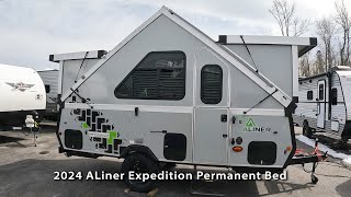 The New 2024 ALiner Expedition Permanent Bed is Comfort and Convenience!