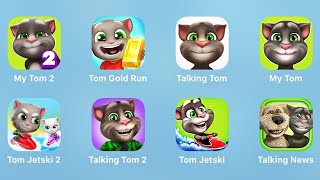 My Tom 2, Tom Gold Run, Talking Tom, My Tom, Tom Jetski 2, Talking Tom 2, Tom Jetski, Talking News