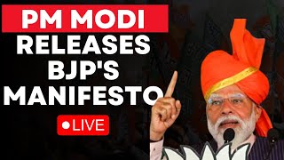 BJP'S Sankalp Patra Launch Live: PM Modi Unveil BJP's 'Sankalp Patra' for 2024 | Lok Sabha Polls