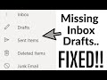 Missing Folder Pane / Inbox Fields in Outlook - FIXED!!