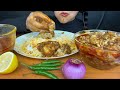 vlog 42 mutton curry egg chicken leg piece mutton pota rice eating challenge maltispicelove