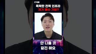 폭락한 전력 인프라, 저가 매수의 기회?