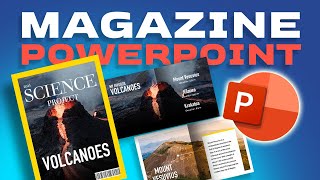 MAGAZINE presentation in POWERPOINT 🥵🥵🥵 How to do it.
