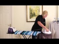 How to iron and fold a fitted sheet