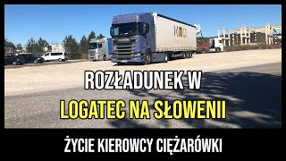 Rozładunek w Logatec na Słowenii