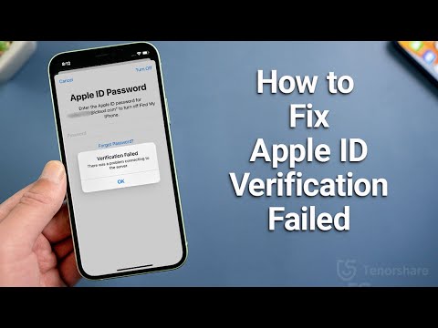 Why does my Apple ID keep saying verification failed?