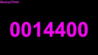 0 to 14,400(4 hours=240 minutes) seconds countup timer