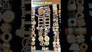 MAINAN EMAS BUAT GELANG TALI SERUT DAN BARLEN