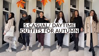 🍂  5 CASUAL/ DAYTIME OUTFITS FOR AUTUMN | FALL| LOOK BOOK