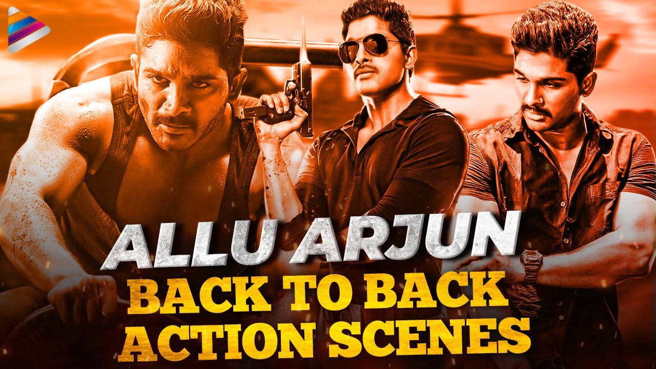 Allu Arjun Back To Back Best Action Scenes | South Indian Hindi Dubbed ...