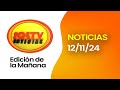 SOL TV NOTICIAS EDICIÓN DE LA MAÑANA - Hoy MARTES 12 DE NOVIEMBRE del 2024