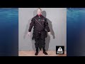 waterproof how to put on a drysuit