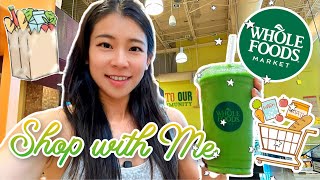 shop with me WHOLE FOODS Market~ Healthy grocery haul at whole foods what to buy