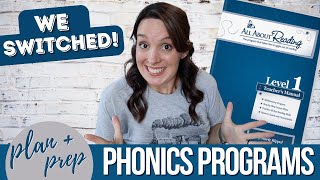 Plan and Prep ALL ABOUT READING LEVEL 1 | We Switched HOMESCHOOL PHONICS CURRICULUM | Learn to Read