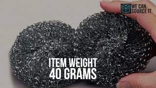 10 Galvanised Metal Scourers - Professional Grade Cleaning Power