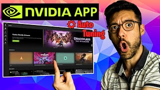 Así es la Nueva NVIDIA APP 💻 Configuración, Auto Tuning y Diferencias VS Geforce Experience ✅