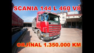 FUL ORJİNAL SCANIA 144 L 460 V8 / 1.350.000 KİLOMETRE