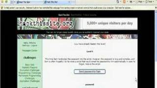 Hackthissite.org Level 1-5