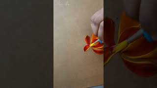 Easy Acrylic Painting Ideas #Shorts How to paint flowers