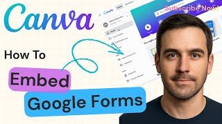 How To Embed A Google Form In Canva | Canva Tutorial 2025