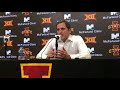 CFTV: Steve Prohm following Iowa State's loss to Milwaukee