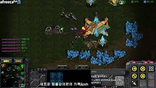 [스틱] 상대편 : 개잘하네 시청자분들이 이걸 이기냐고 하네요 헌터스타팀플 TeamPlay StarCraft