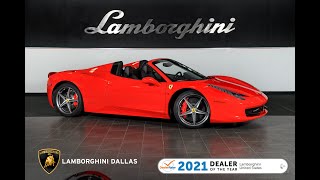 2014 Ferrari 458 Spider Rosso Scuderia LC680