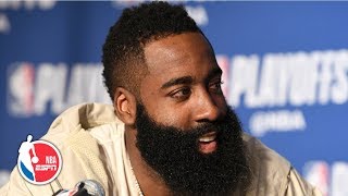 James Harden says he could barely see after his eyes were injured in Game 2 | 2019 NBA Playoffs