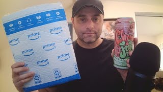 ASMR Drink Review and Gum Chewing Video Game Pickup