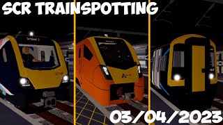 Trains At St. Helens Bridge 03/04/2023 - SCR Trainspotting - Roblox Stepford County Railway V1.10.7