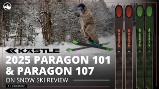 2025 Kastle Paragon 101 and Paragon 107 On Snow Ski Review with SkiEssentials.com
