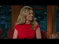 Alice Eve at Craig Ferguson. Stealing the Bell, Flirting and much more !