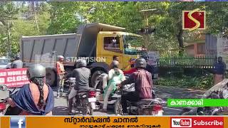 പ്രധാന റോഡുകളില്‍ തിരക്കിനിടയിലെ ടാറിംഗ് ജനങ്ങള്‍ക്ക് ദുരിതമാകുന്നു