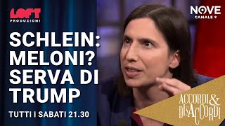 Schlein: Meloni? Serva di Trump