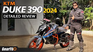 2024 KTM Duke 390 - The best got better ! | Detailed Review | GearFliQ