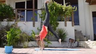 Flexibility easy stretching Yoga flow | ASMR Yoga training yoga girl,yoga girl flexibility,yoga