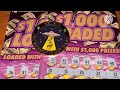 2025 u0026 $1 000 loaded tickets‼️ california lottery scratchers🤞🍀🍀🍀