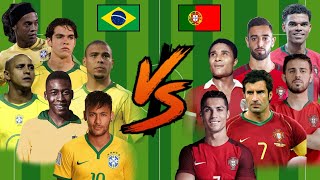 Brazil Legends vs Portugal Legends💪(Ronaldo-Neymar-Pele-Vinicius)