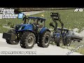 Rescuing TRACTOR that got stuck in the SNOW | Calmsden Farm | Farming Simulator 22 | Episode 8