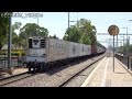 freight train leaded by nr8 nr55 and 4025 at parafield gardens train station