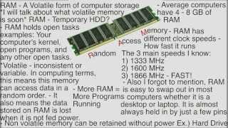 What is RAM? (Random Access Memory) - Computer Basics