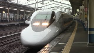 【山陽新幹線】JR西日本　新幹線700系電車(レールスター)　こだま751号　福山駅発車