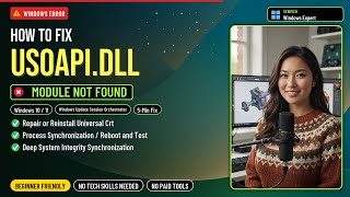 Fix usoapi.dll Update Error!