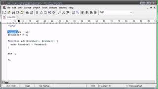 PHP Tutorial using Functions with Arguments