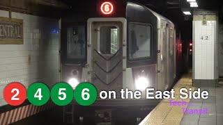 ⁴ᴷ (2), (4), (5), and (6) Trains on the East Side Line